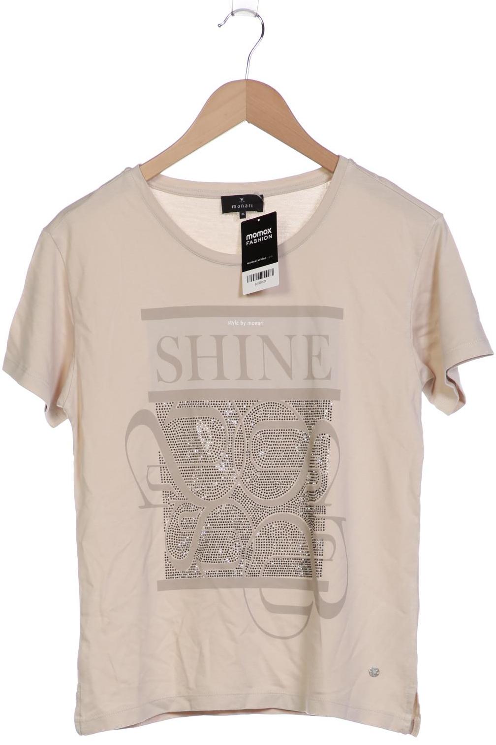 

monari Damen T-Shirt, beige, Gr. 36
