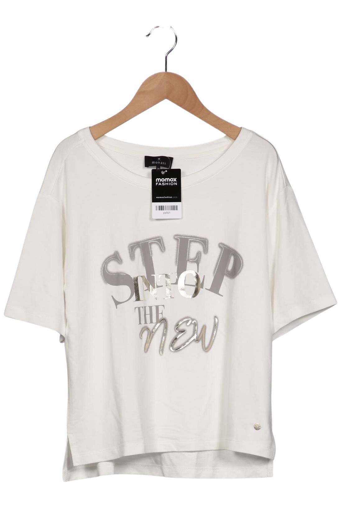 

monari Damen T-Shirt, weiß, Gr. 34