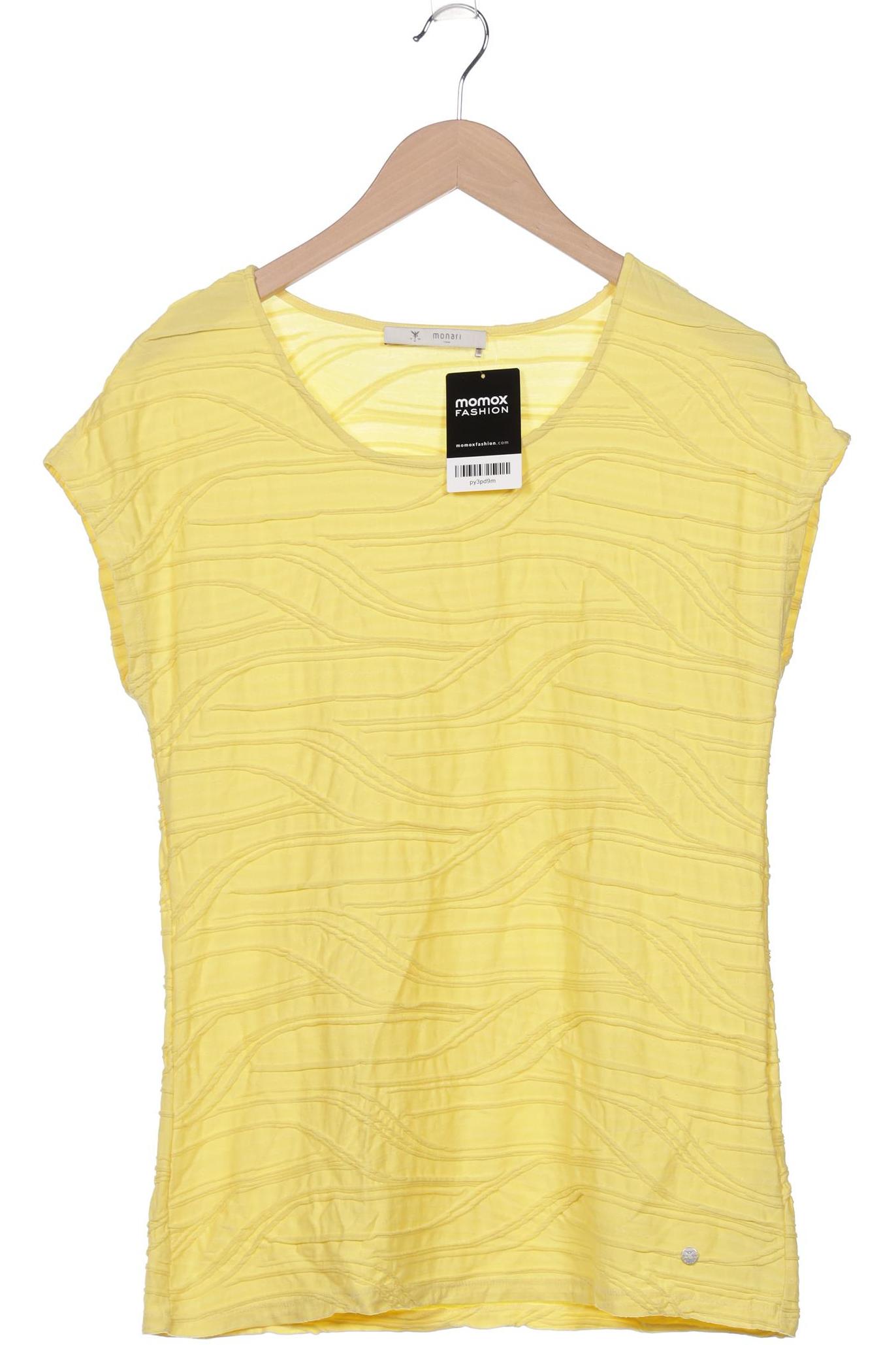 

monari Damen T-Shirt, gelb, Gr. 42