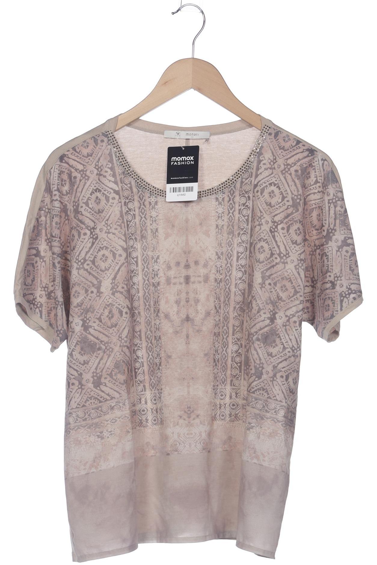 

monari Damen T-Shirt, beige, Gr. 42