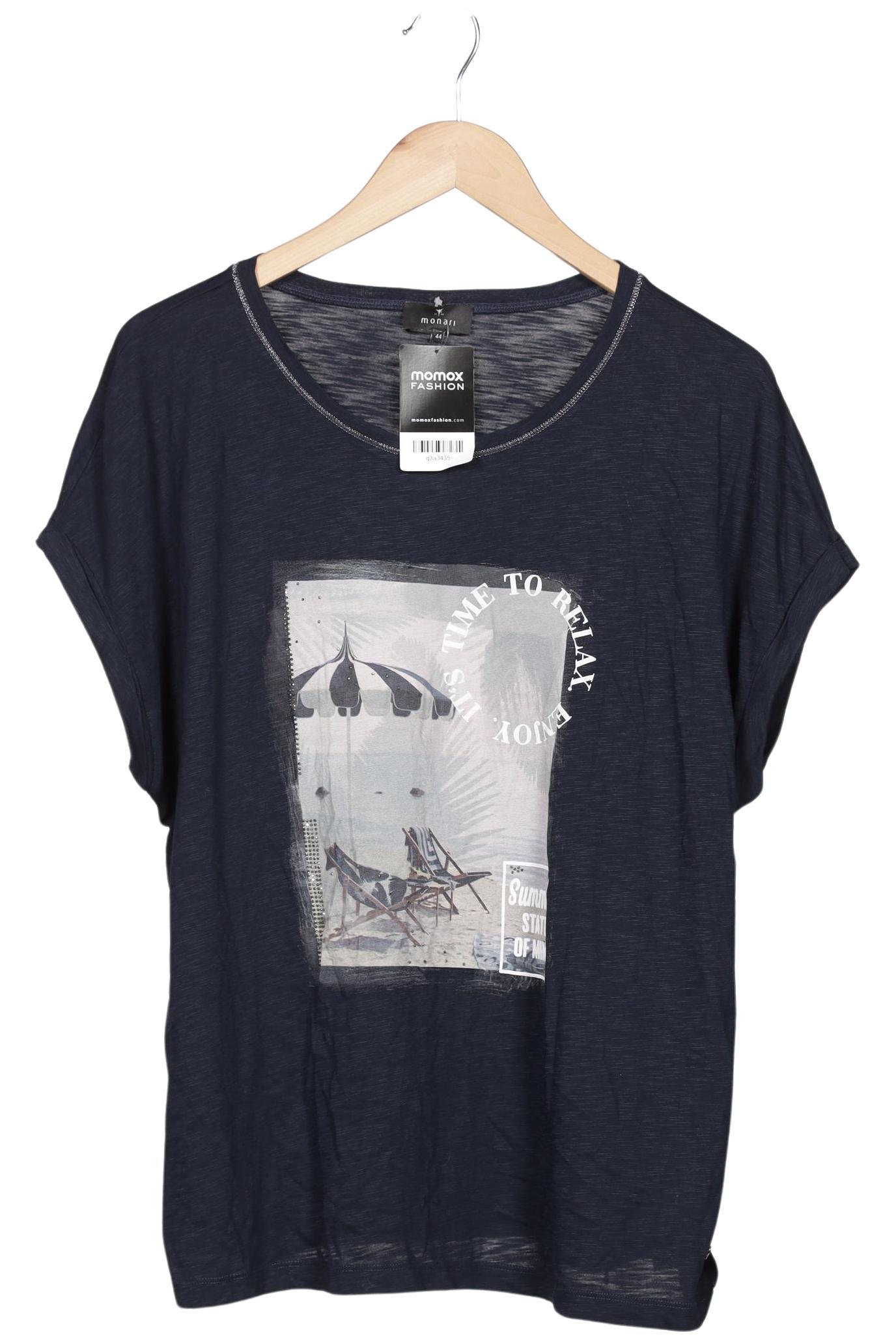 

monari Damen T-Shirt, marineblau, Gr. 44