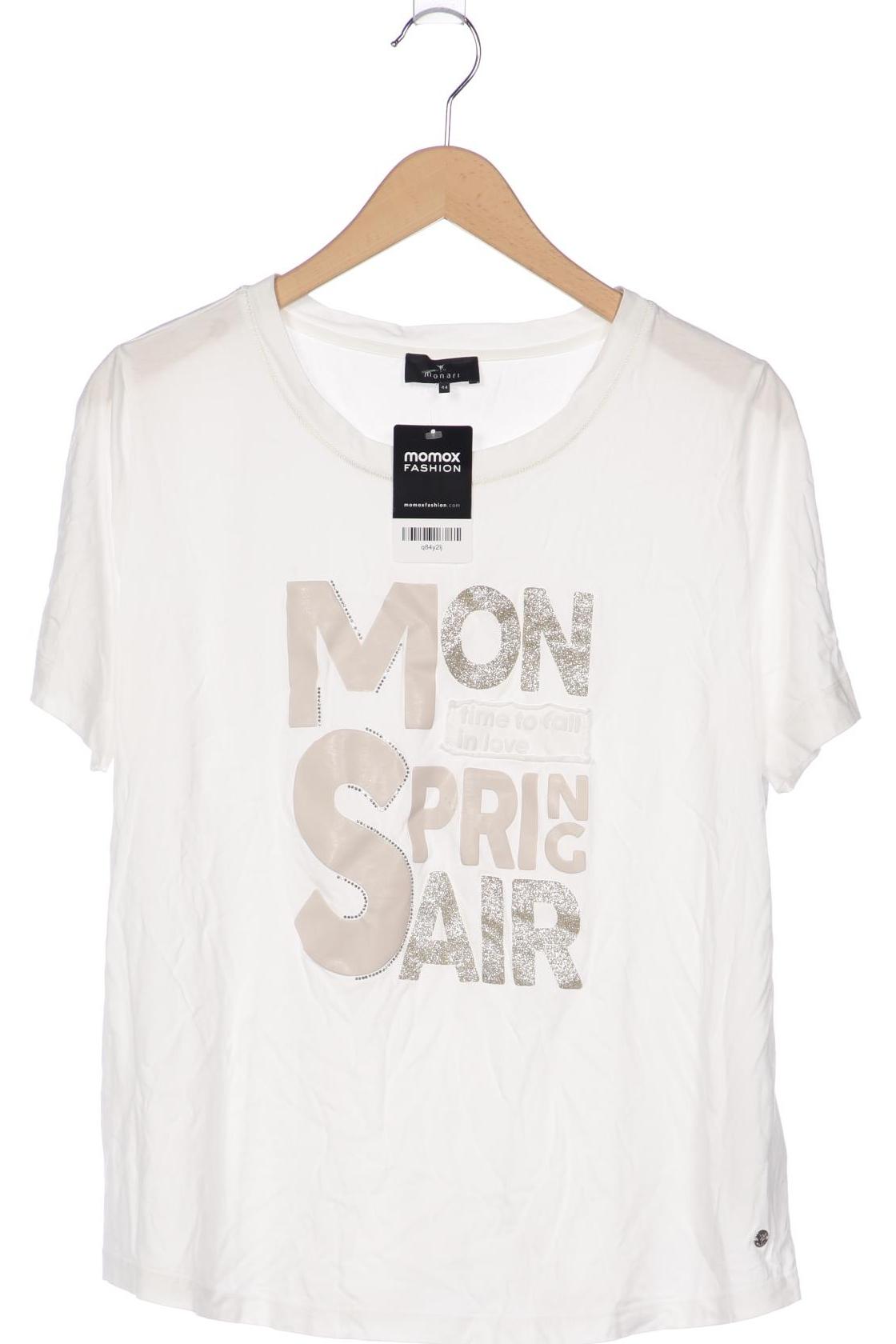 

monari Damen T-Shirt, weiß, Gr. 44