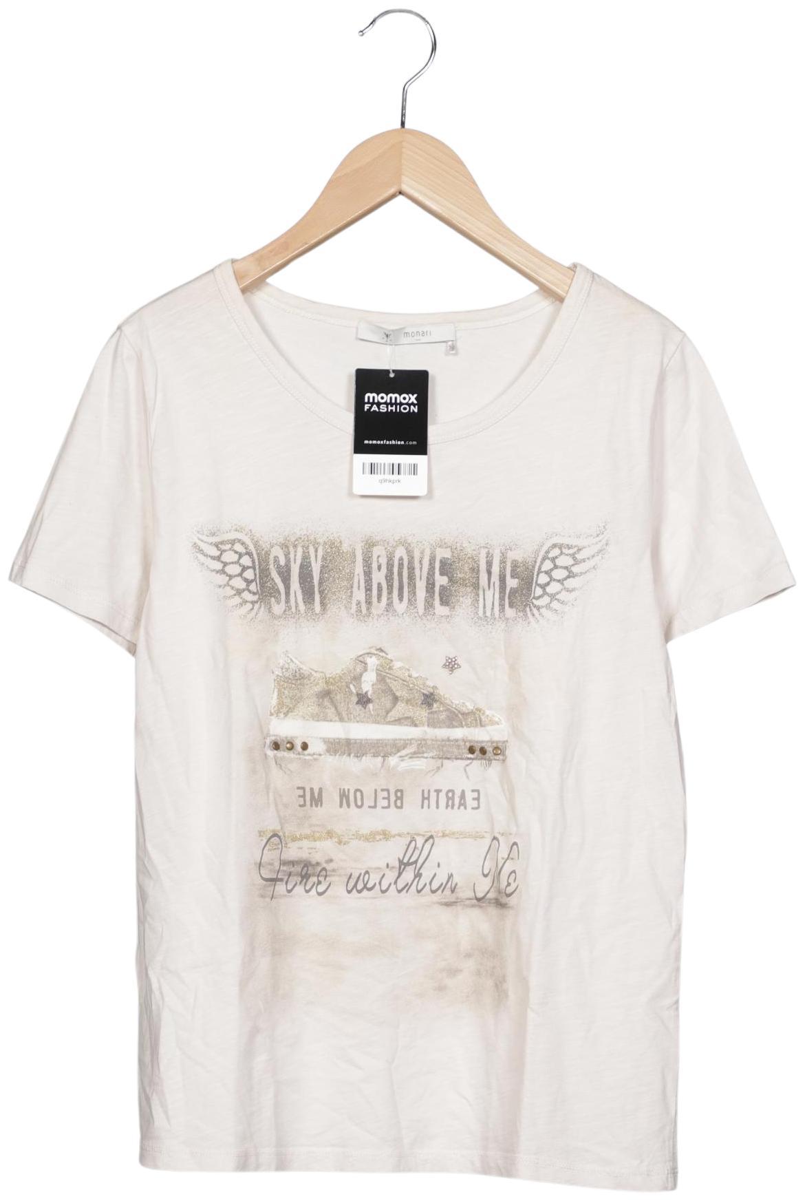 

monari Damen T-Shirt, beige, Gr. 38