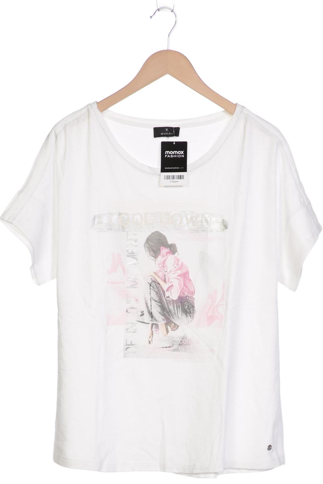 

monari Damen T-Shirt, weiß
