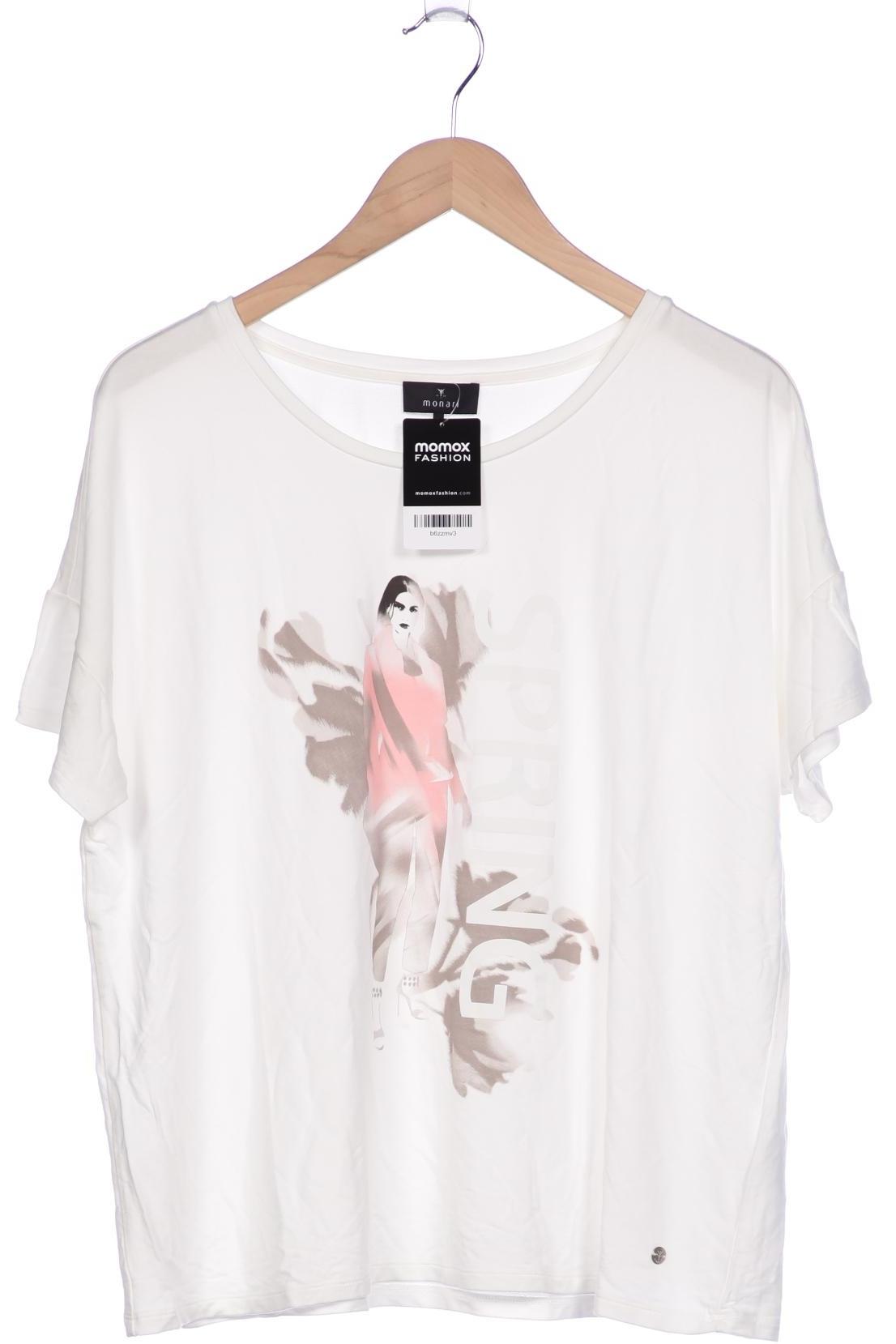 

monari Damen T-Shirt, cremeweiß, Gr. 44