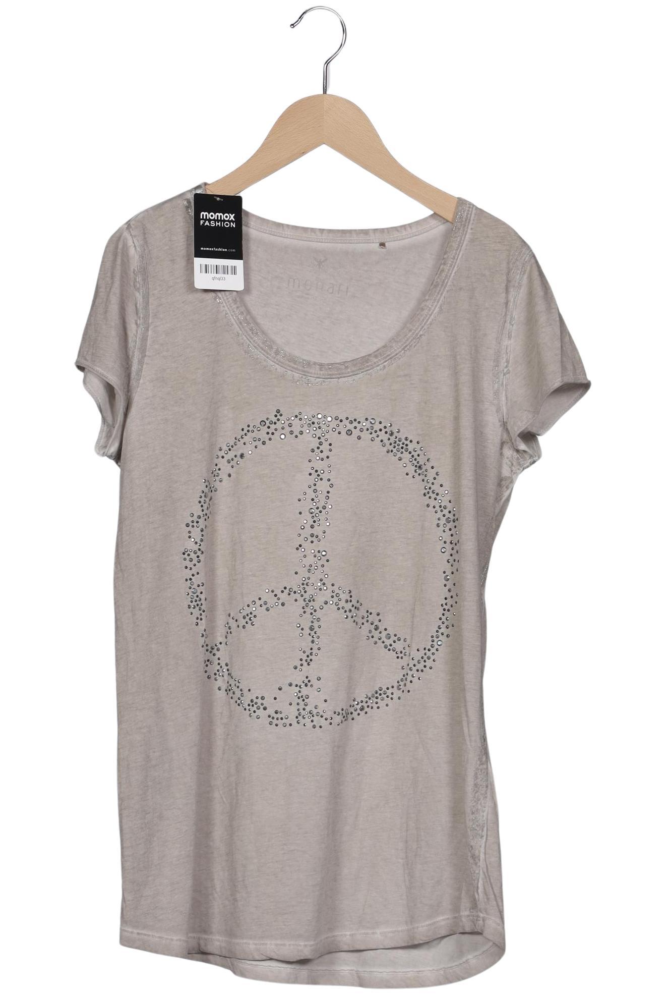 

monari Damen T-Shirt, beige, Gr. 42