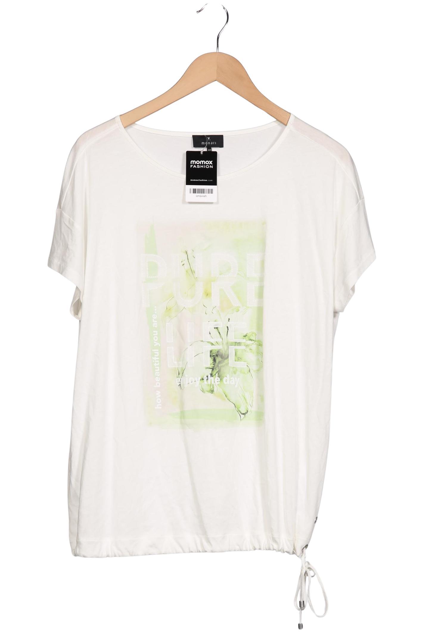 

monari Damen T-Shirt, weiß, Gr. 44