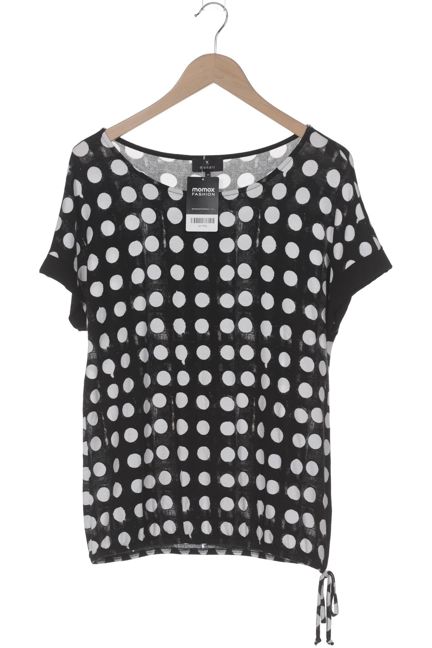 

monari Damen T-Shirt, schwarz, Gr. 40