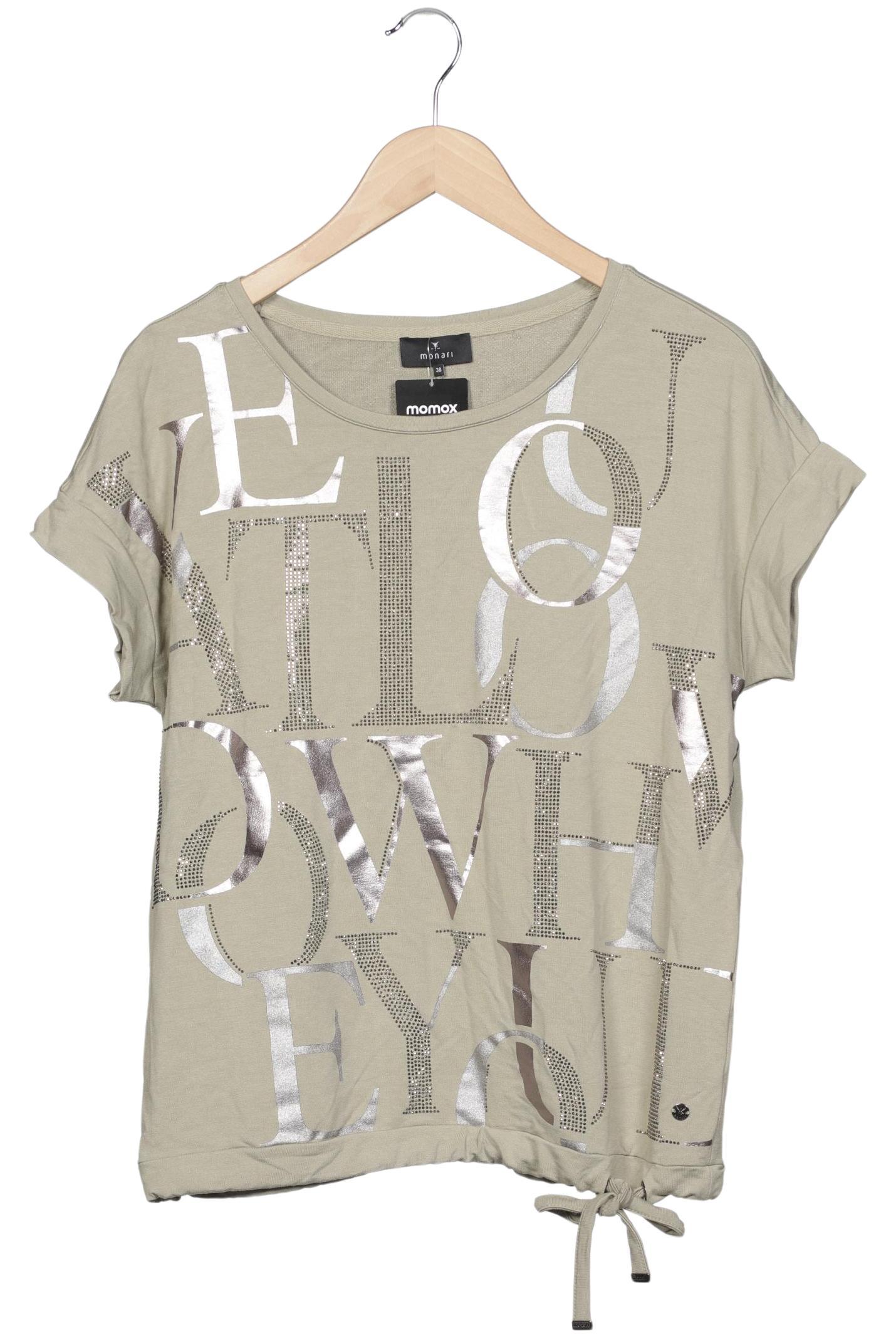 

monari Damen T-Shirt, beige, Gr. 38