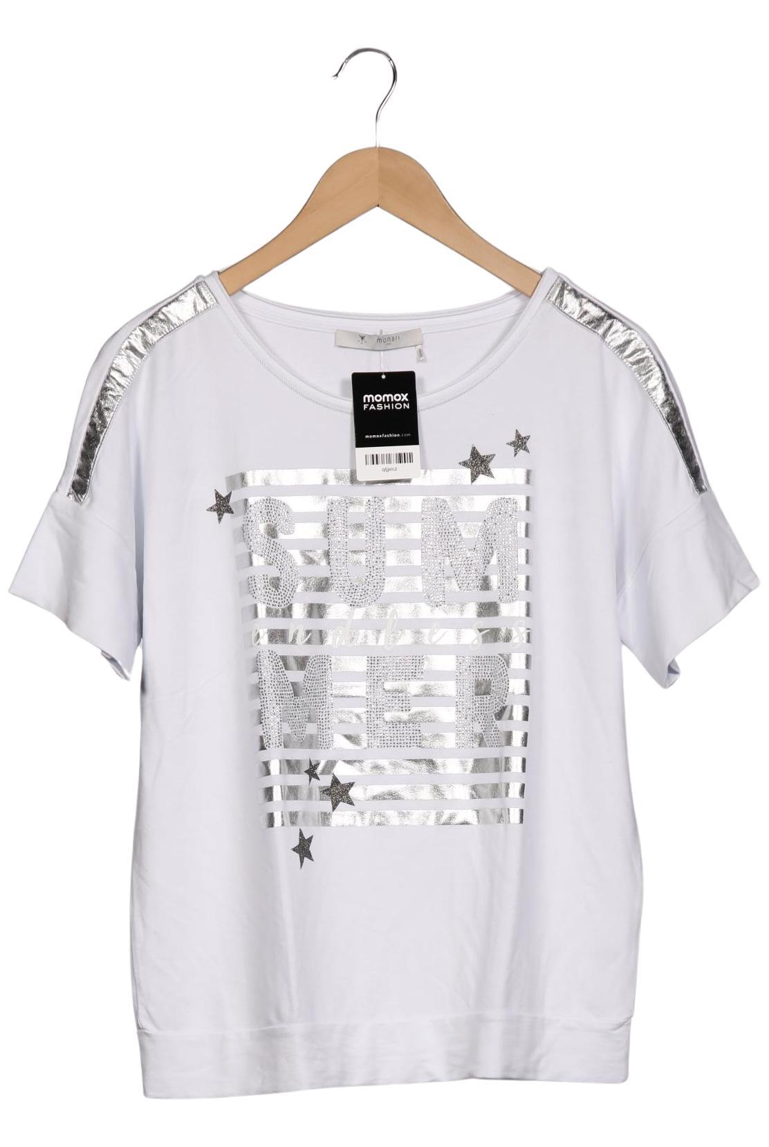 

monari Damen T-Shirt, weiß, Gr. 40