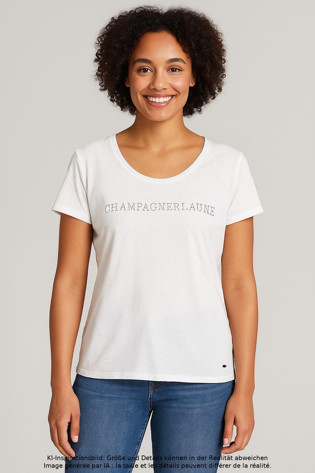 

monari Damen T-Shirt, weiß, Gr. 42