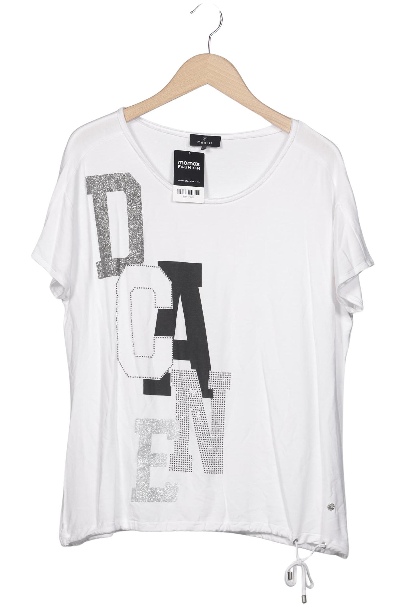 

monari Damen T-Shirt, weiß, Gr. 44