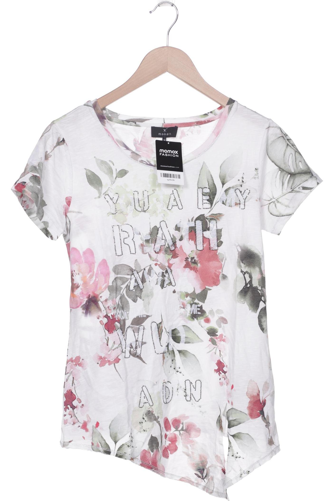 

monari Damen T-Shirt, weiß