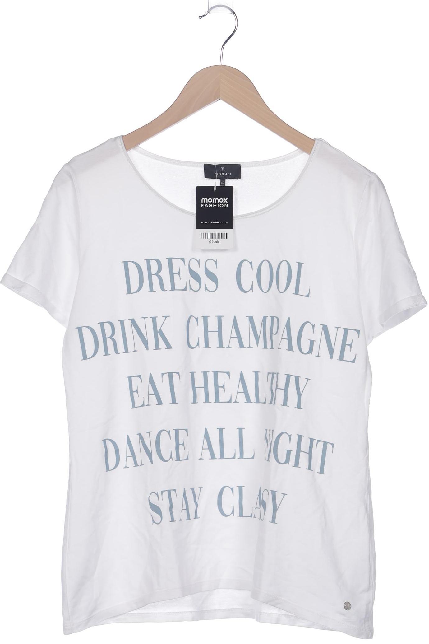 

monari Damen T-Shirt, weiß, Gr. 40