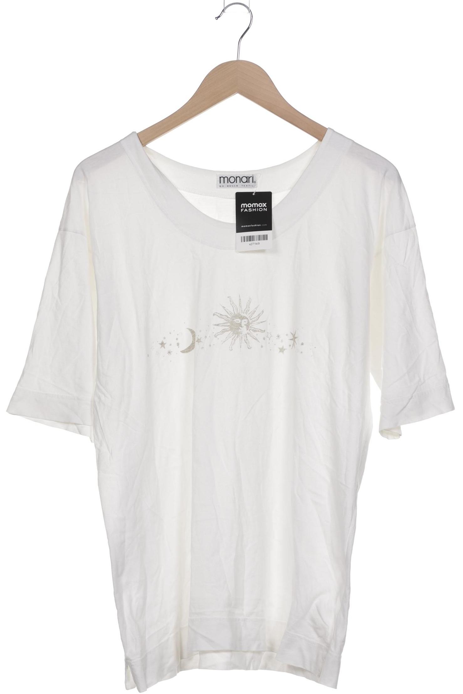 

monari Damen T-Shirt, weiß, Gr. 46