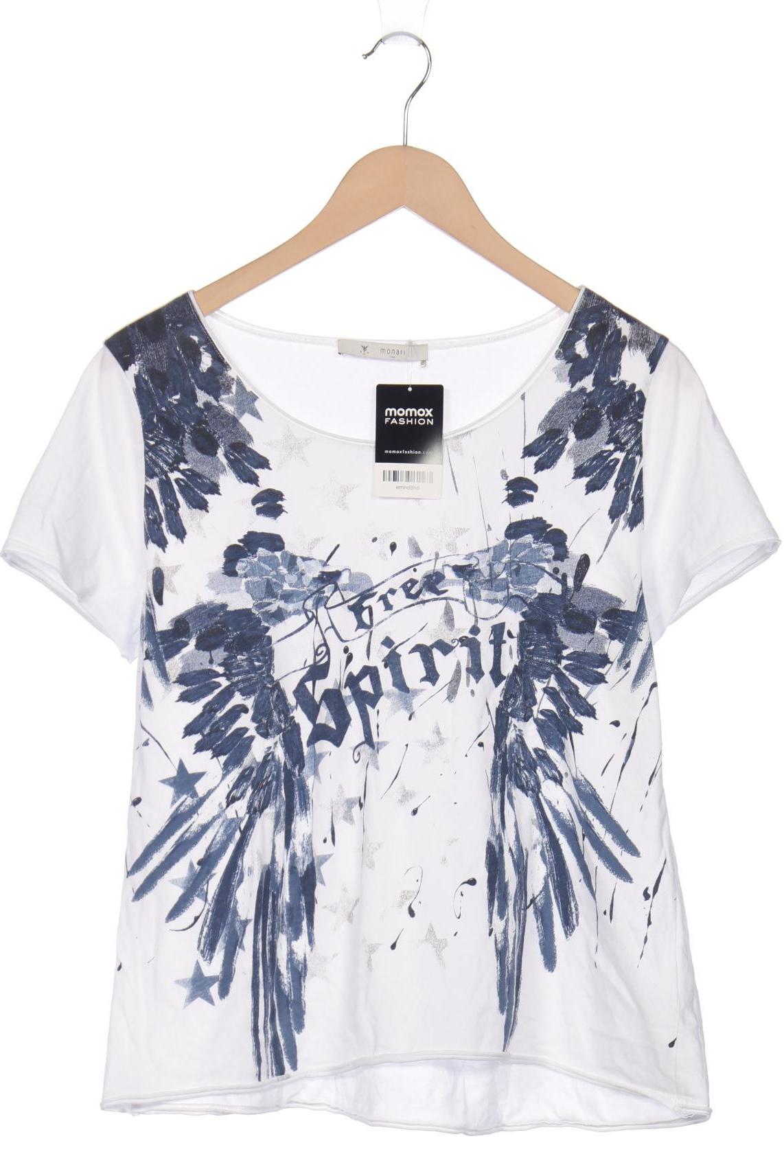 

monari Damen T-Shirt, weiß, Gr. 40