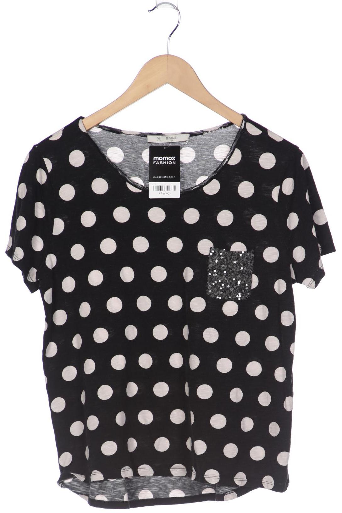 

monari Damen T-Shirt, schwarz, Gr. 38
