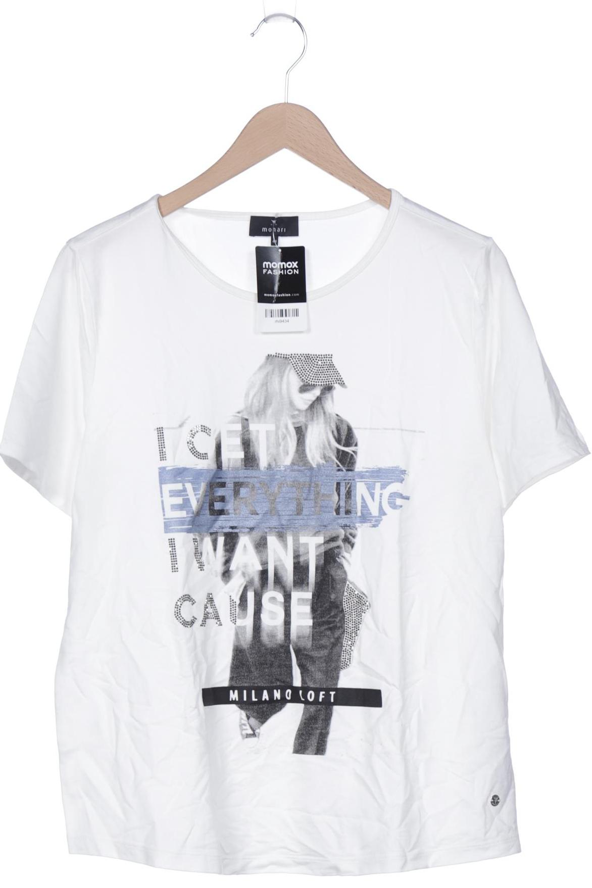 

monari Damen T-Shirt, weiß, Gr. 44