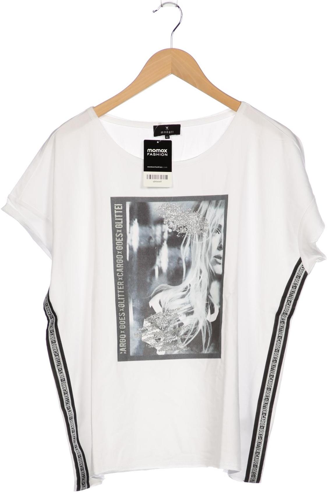 

monari Damen T-Shirt, weiß, Gr. 42