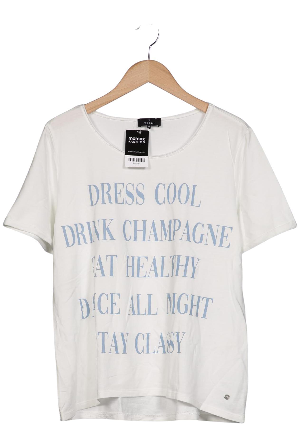 

monari Damen T-Shirt, weiß, Gr. 44