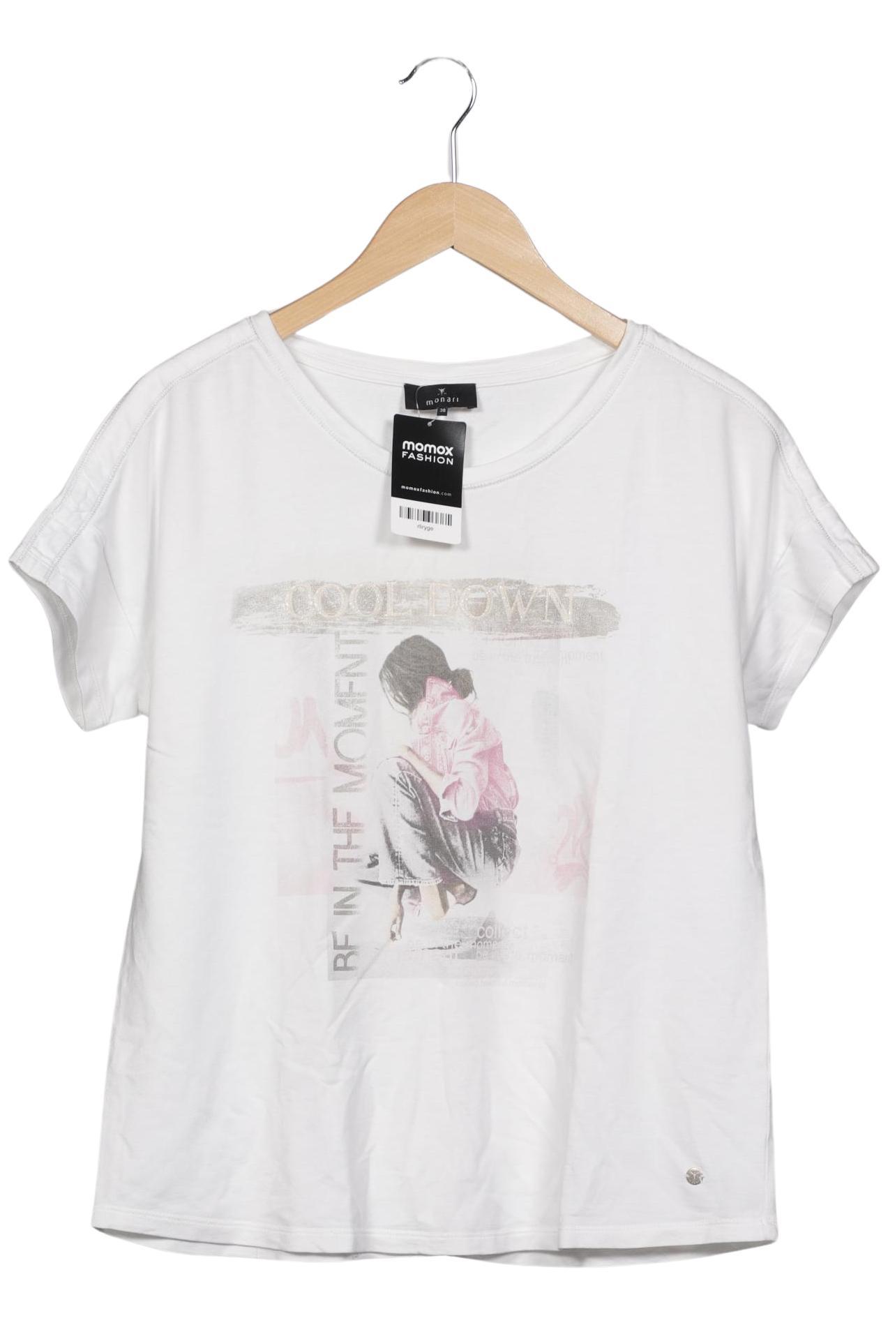 

monari Damen T-Shirt, weiß, Gr. 38