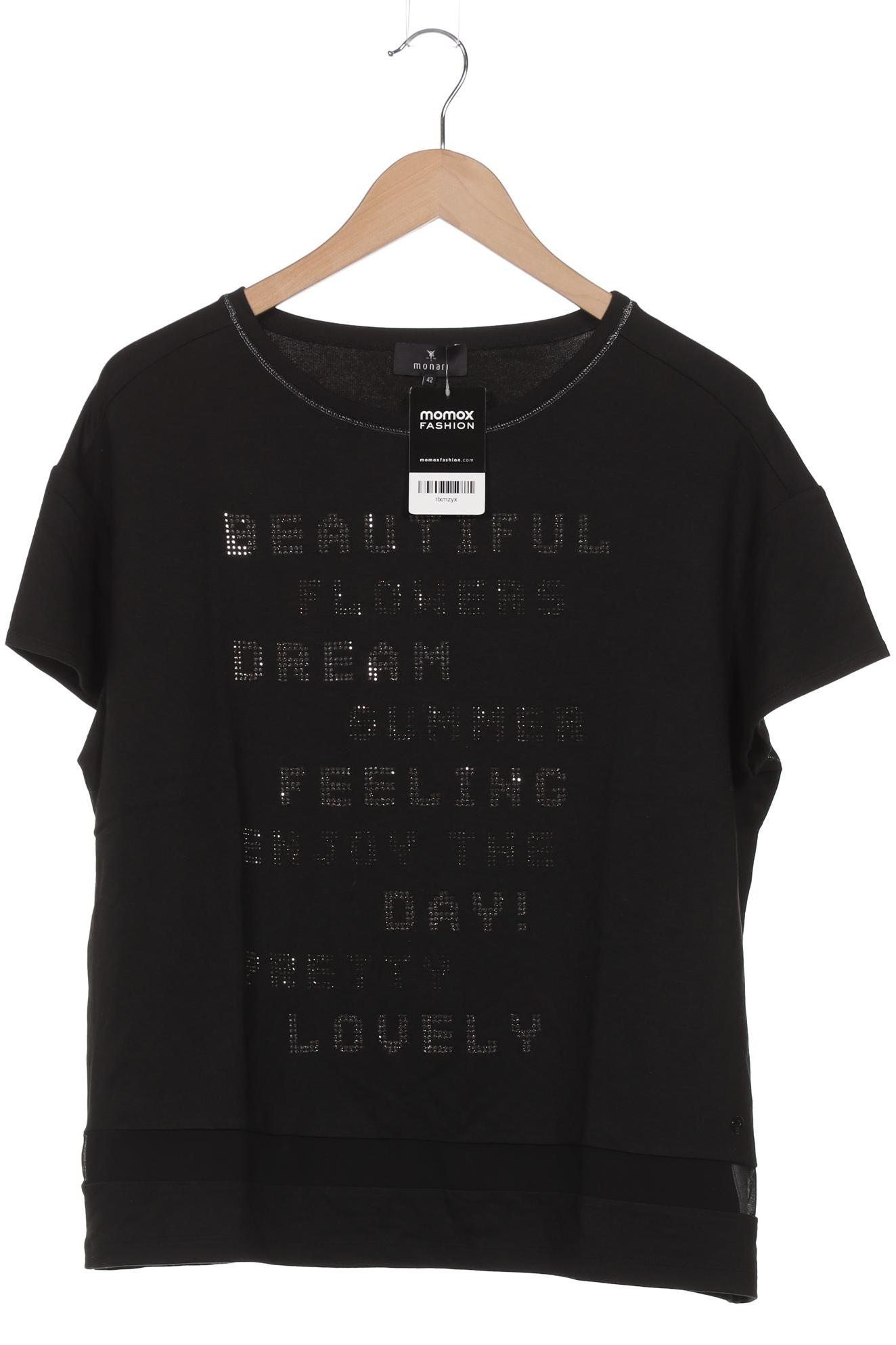 

monari Damen T-Shirt, schwarz, Gr. 42