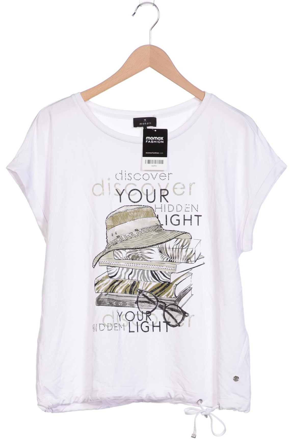 

monari Damen T-Shirt, weiß, Gr. 40