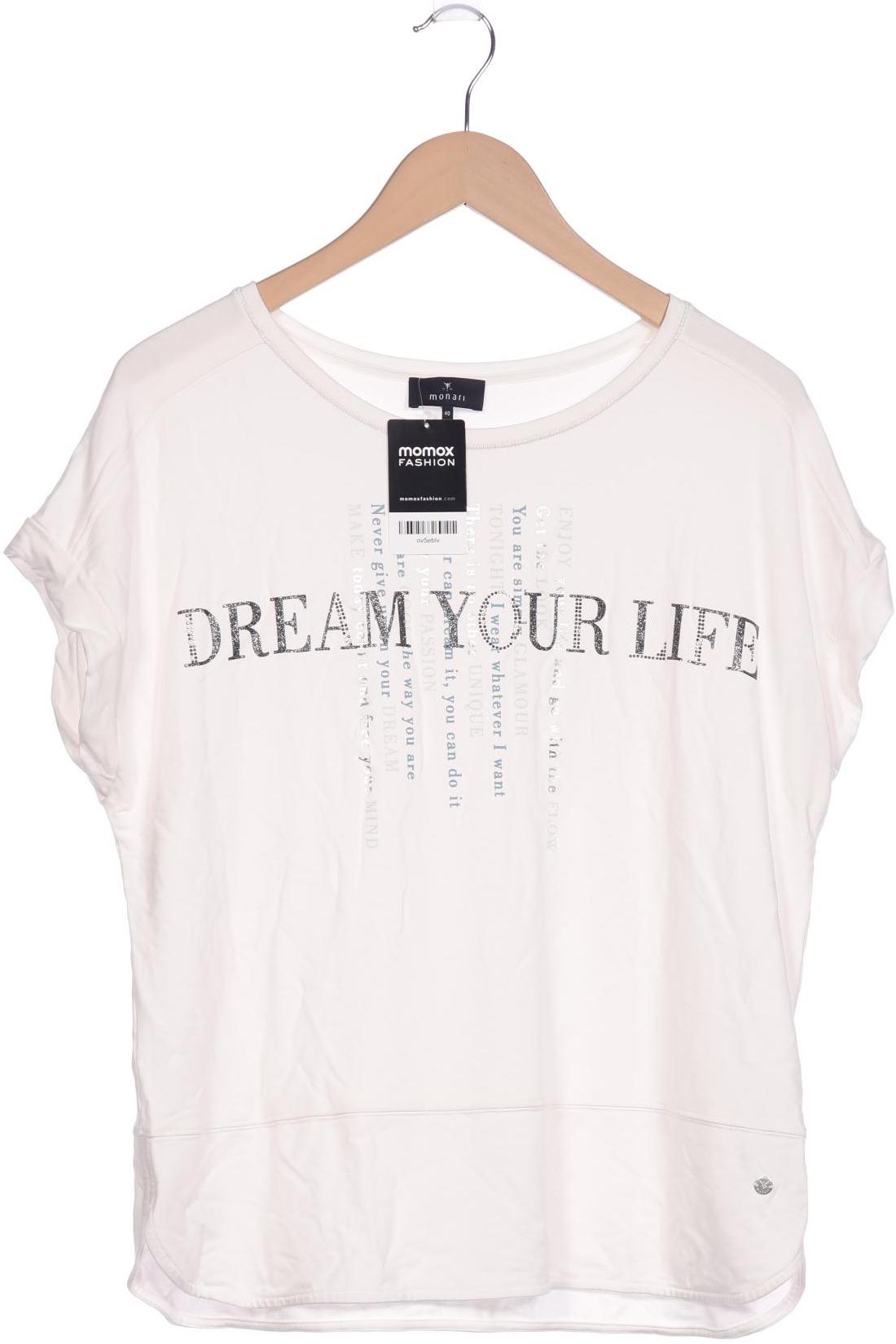 

monari Damen T-Shirt, weiß, Gr. 40