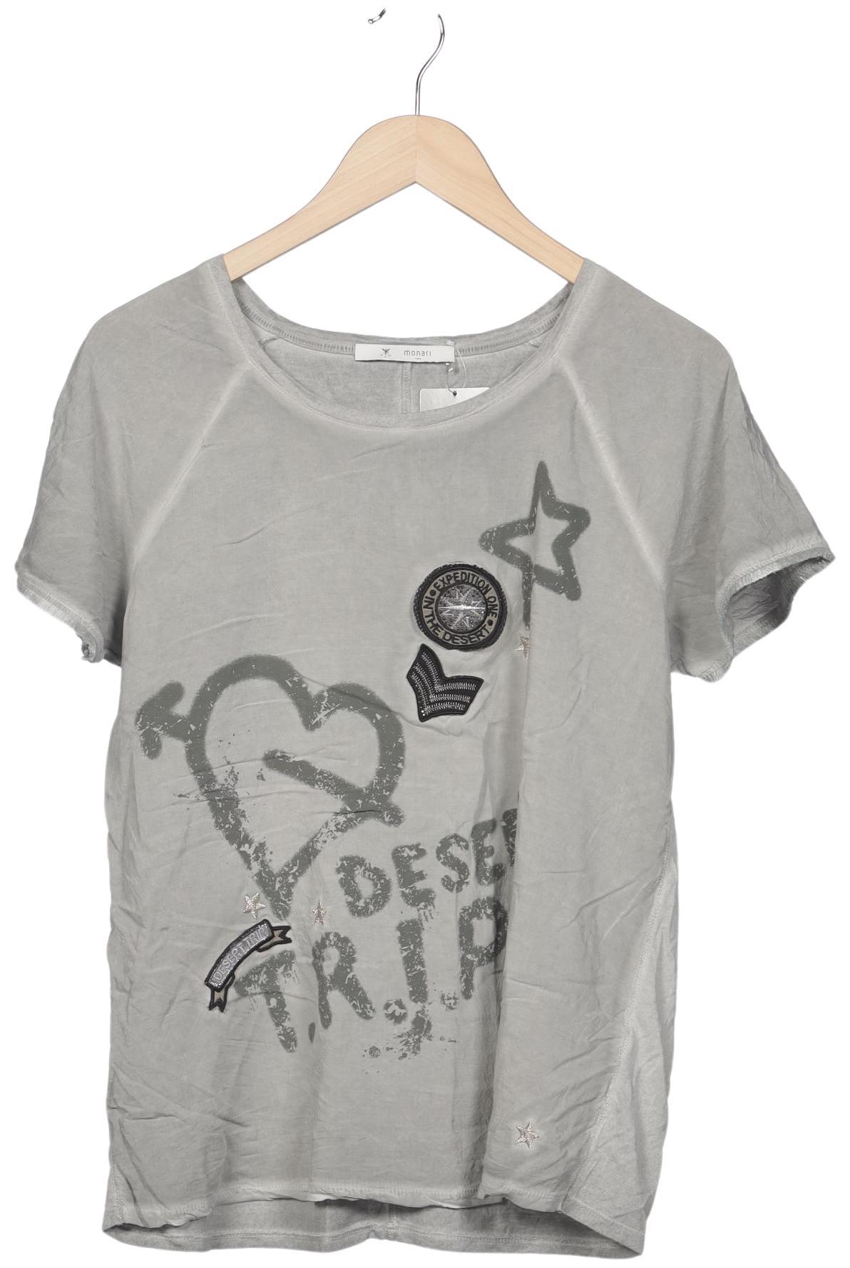 

monari Damen T-Shirt, grau, Gr. 42