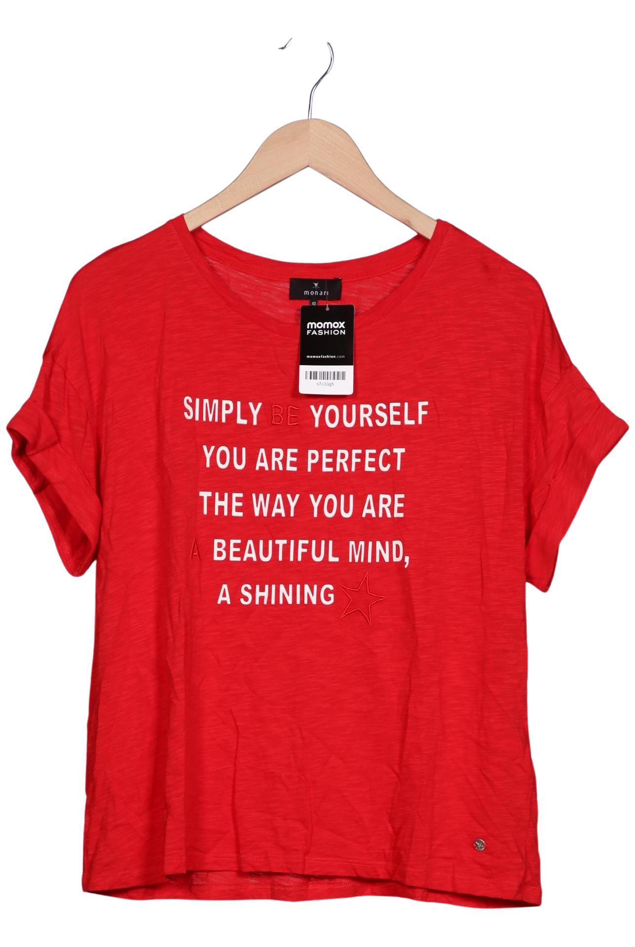 

monari Damen T-Shirt, rot, Gr. 40