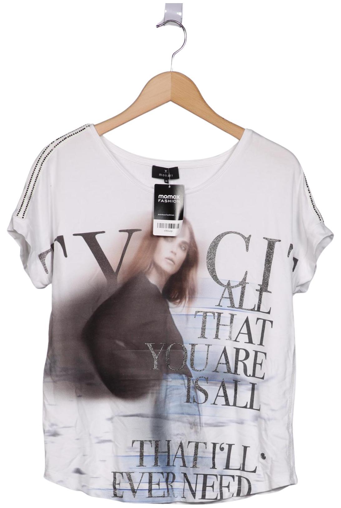 

monari Damen T-Shirt, weiß, Gr. 36