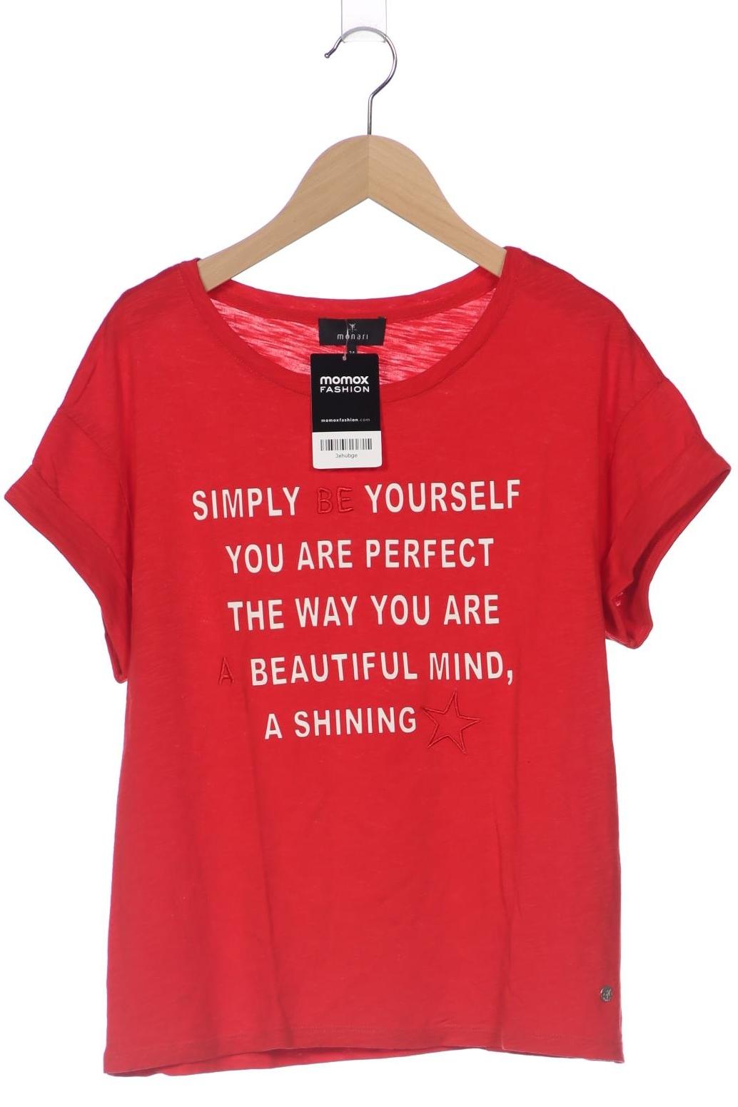 

monari Damen T-Shirt, rot, Gr. 34