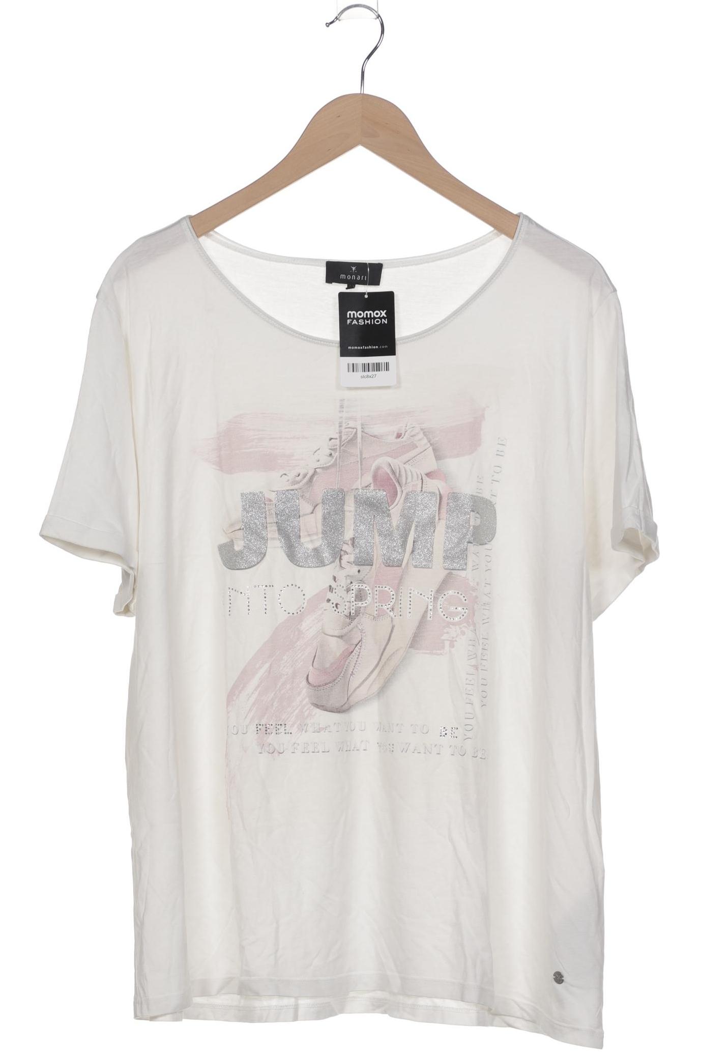 

monari Damen T-Shirt, weiß, Gr. 46