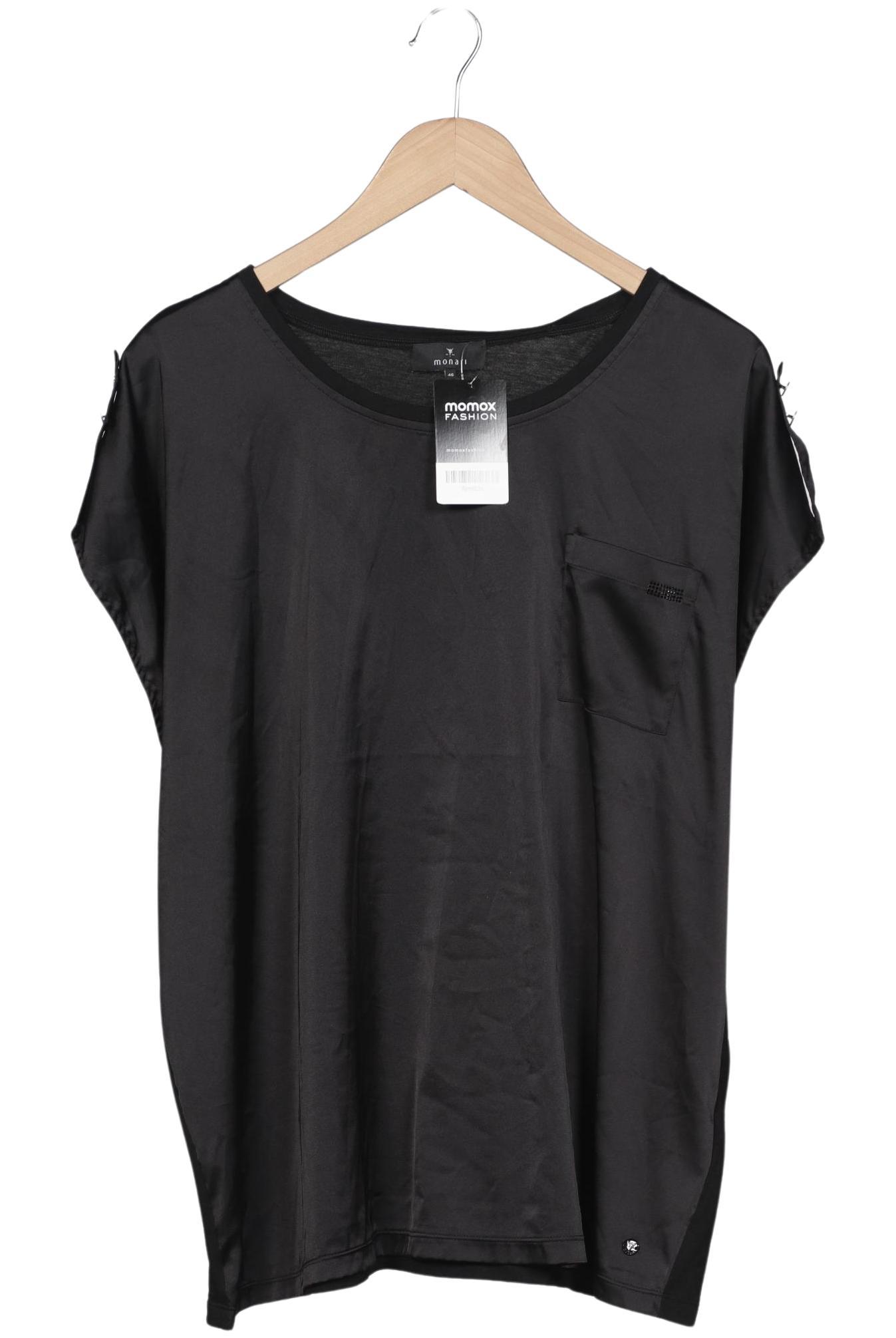 

monari Damen T-Shirt, schwarz, Gr. 46
