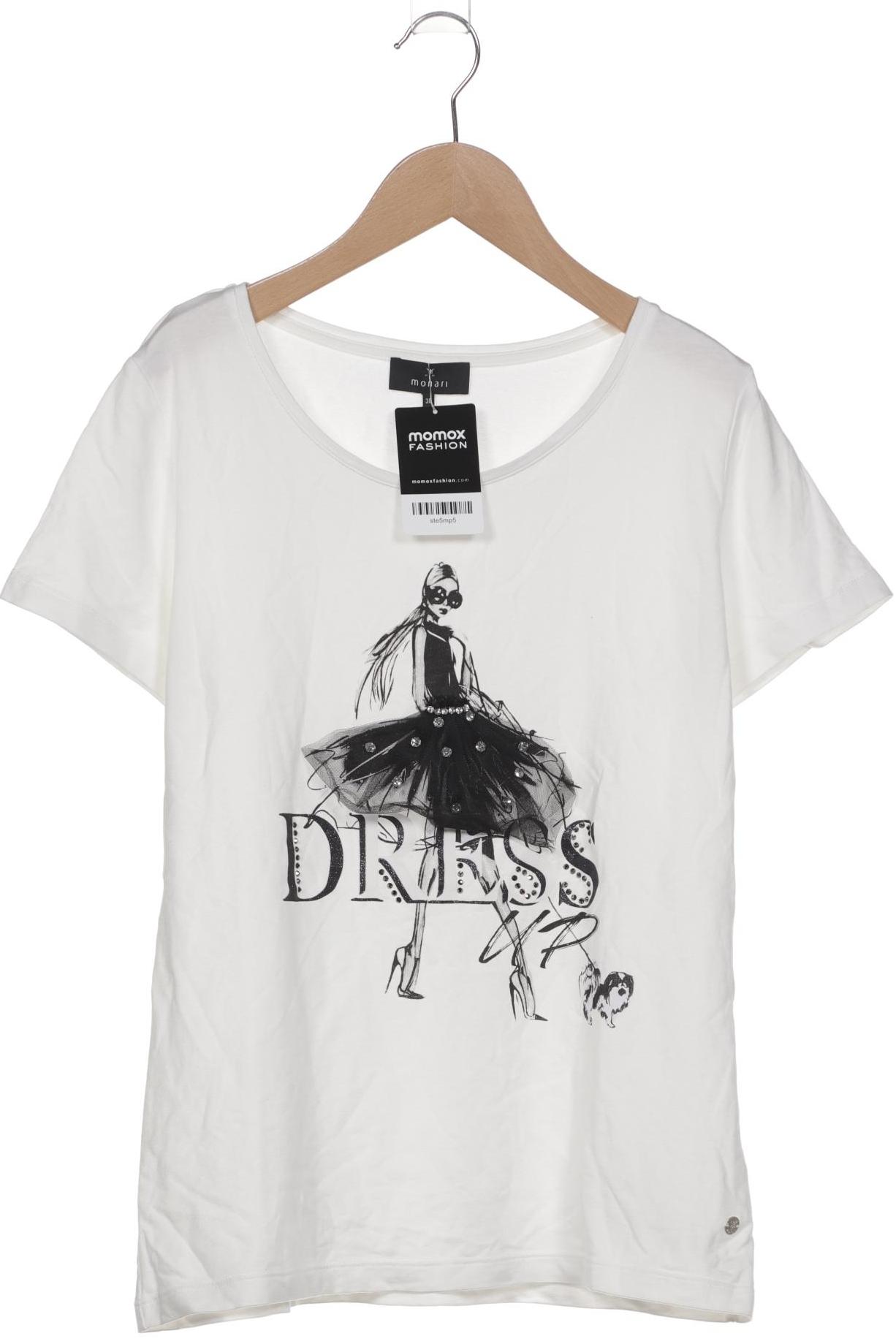 

monari Damen T-Shirt, weiß, Gr. 38