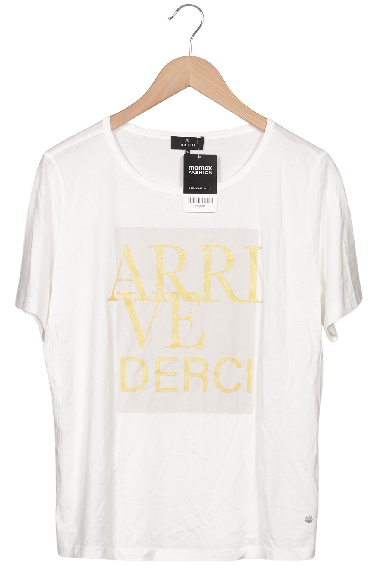 

monari Damen T-Shirt, weiß, Gr. 42