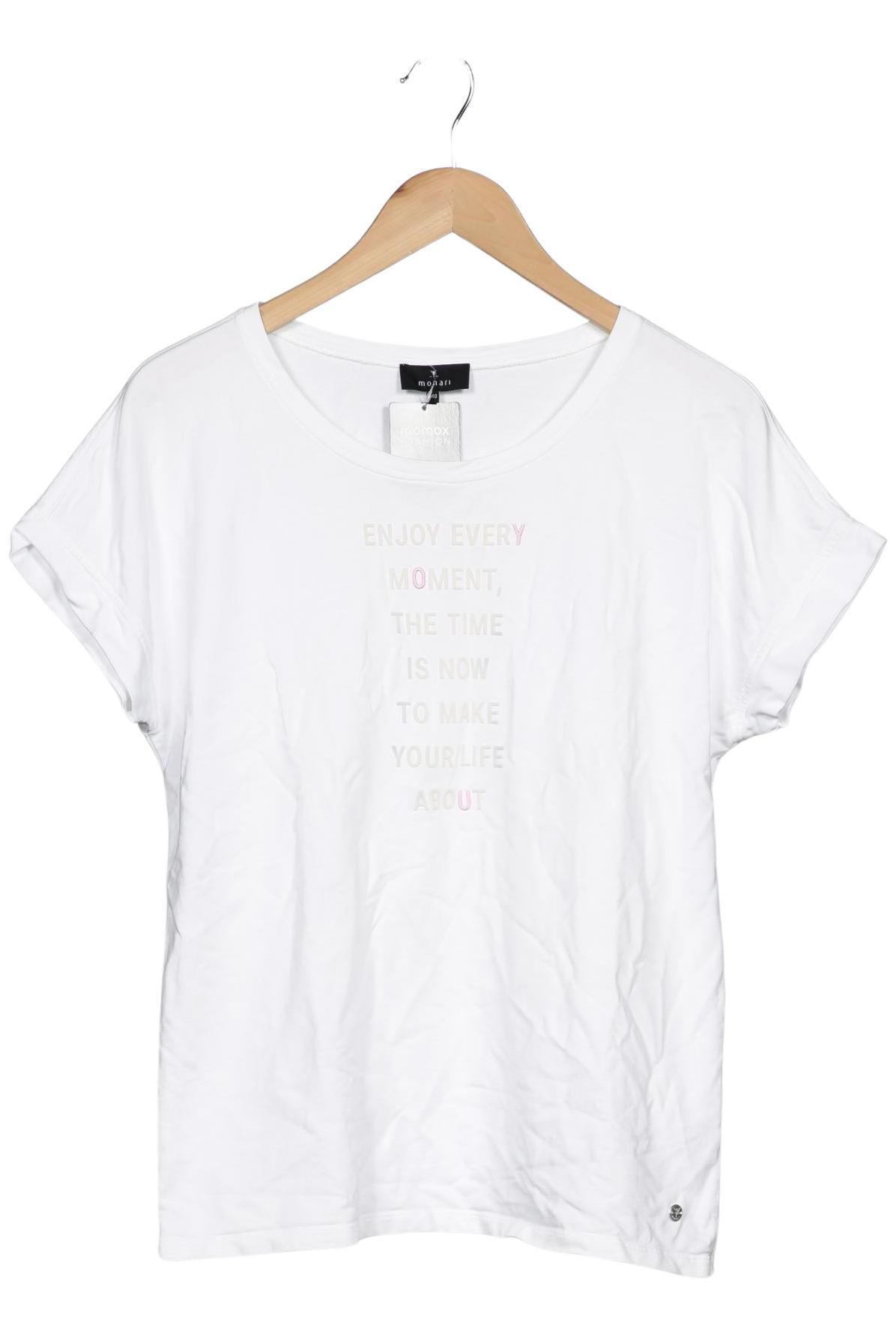 

monari Damen T-Shirt, weiß, Gr. 40