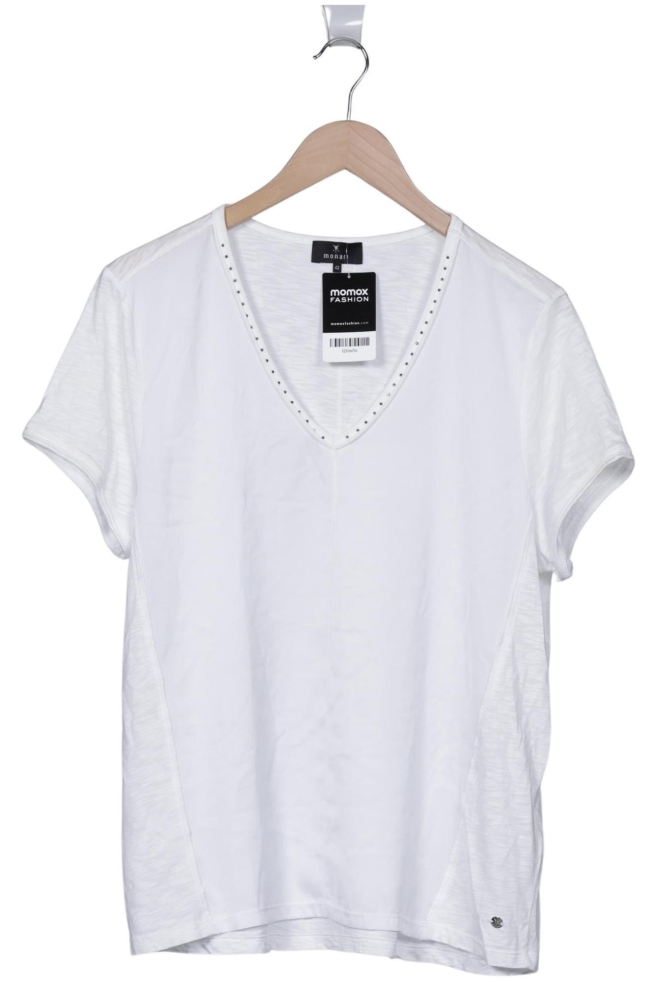 

monari Damen T-Shirt, weiß, Gr. 42