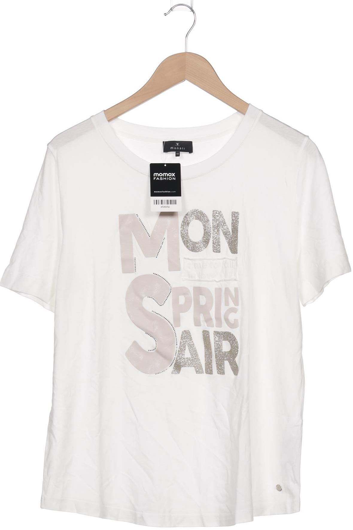 

monari Damen T-Shirt, weiß, Gr. 42