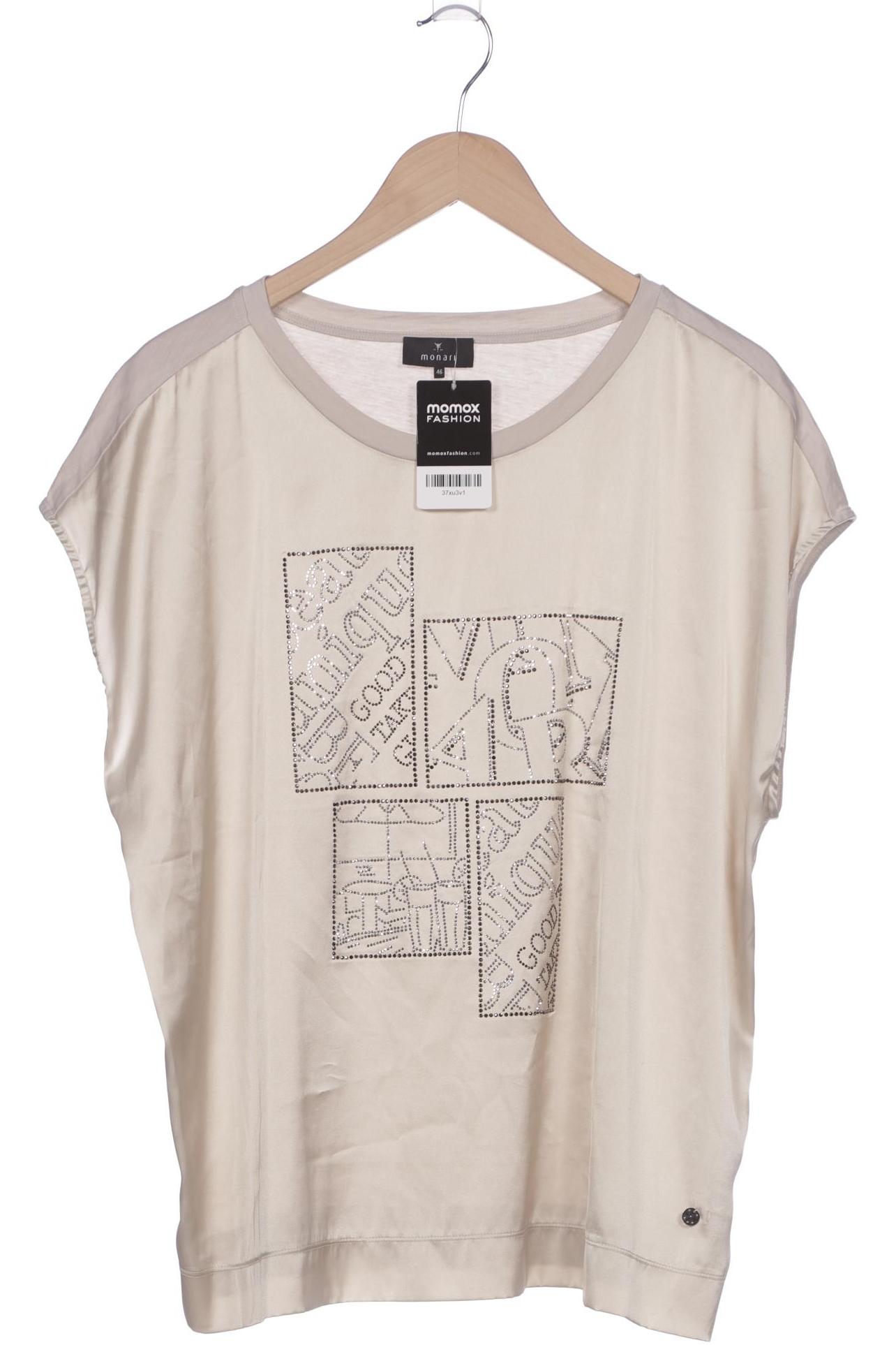 

monari Damen T-Shirt, beige, Gr. 46