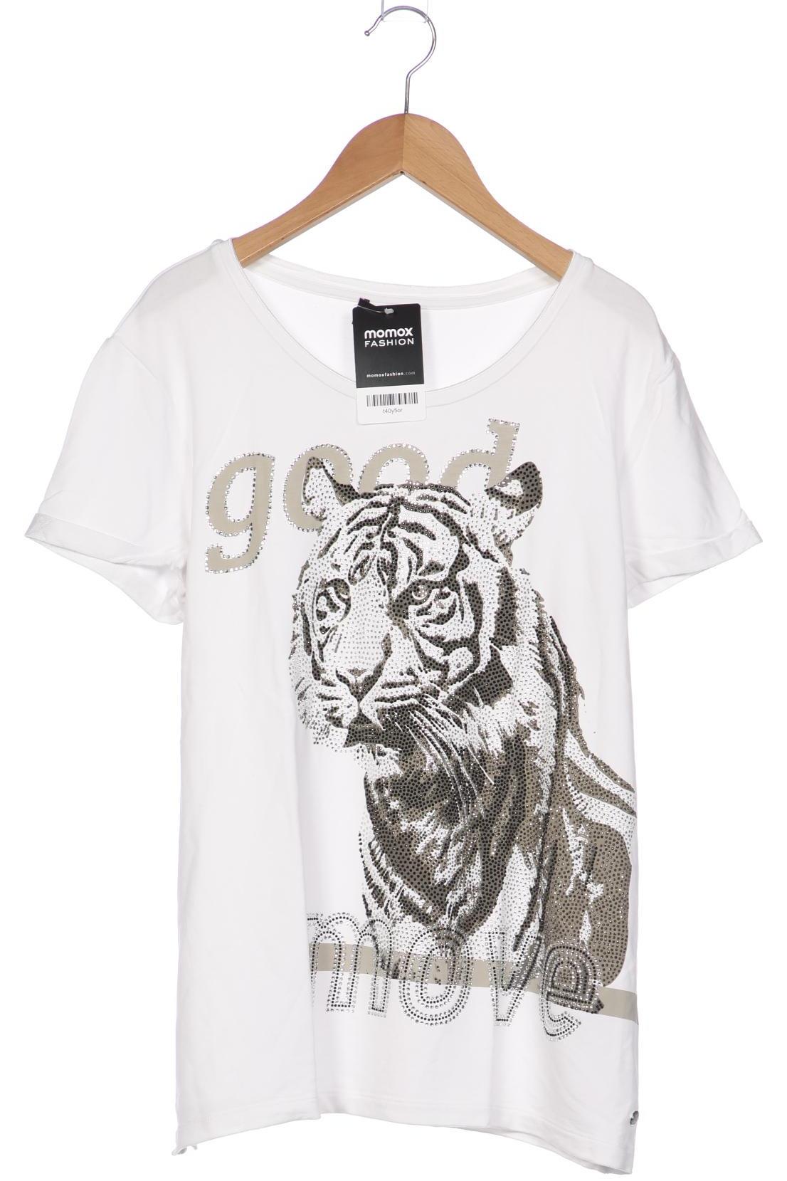 

monari Damen T-Shirt, weiß