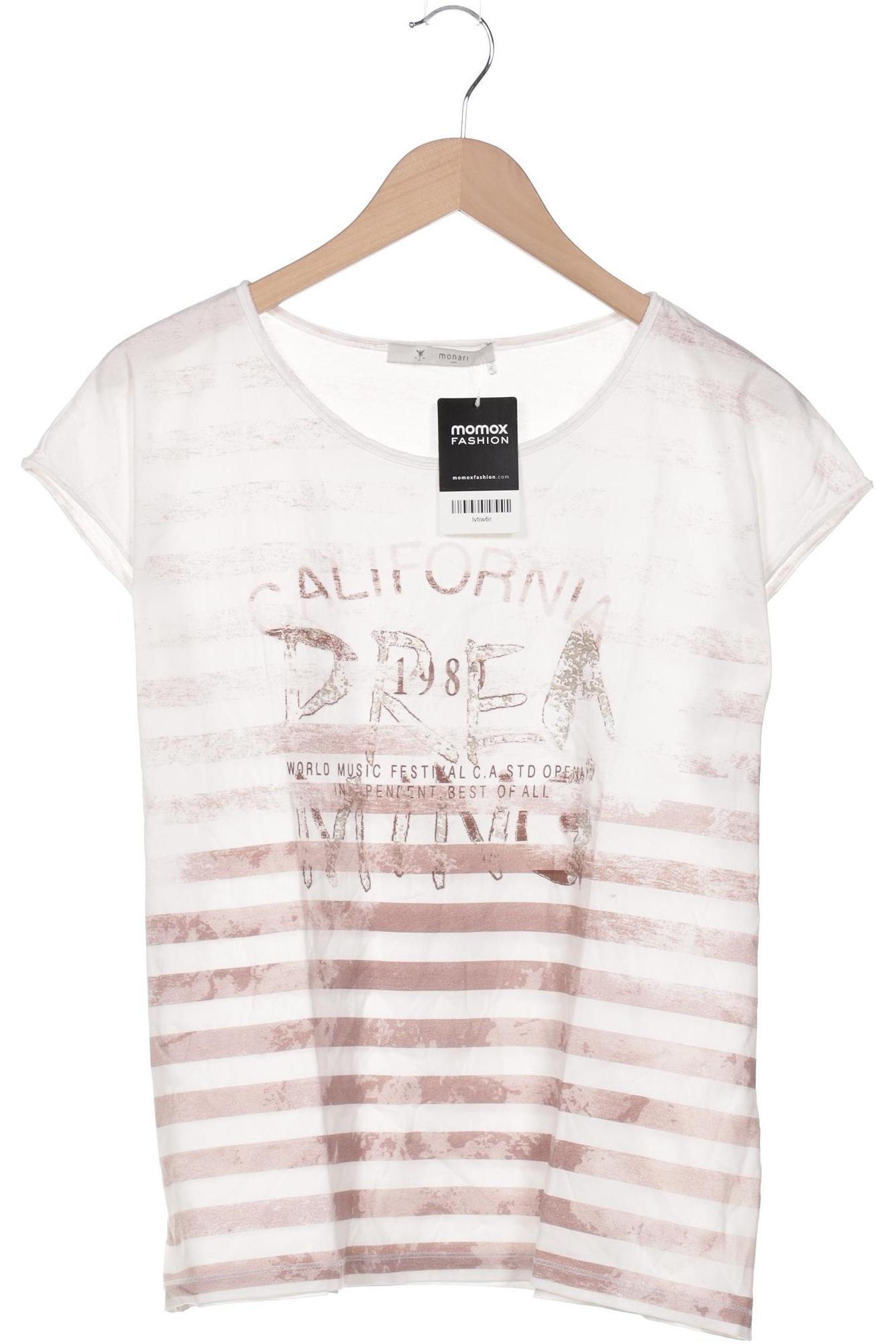 

monari Damen T-Shirt, weiß, Gr. 44