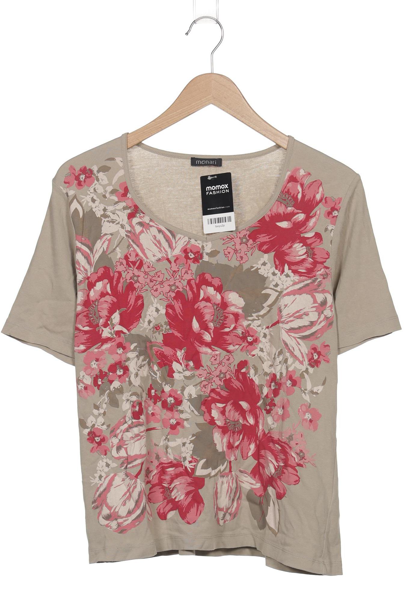 

monari Damen T-Shirt, beige, Gr. 44