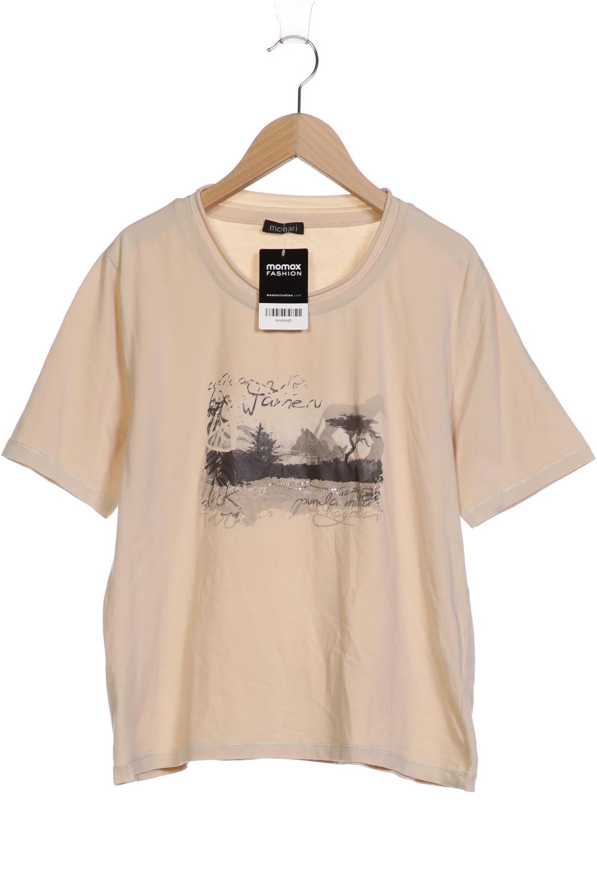 

monari Damen T-Shirt, beige, Gr. 46
