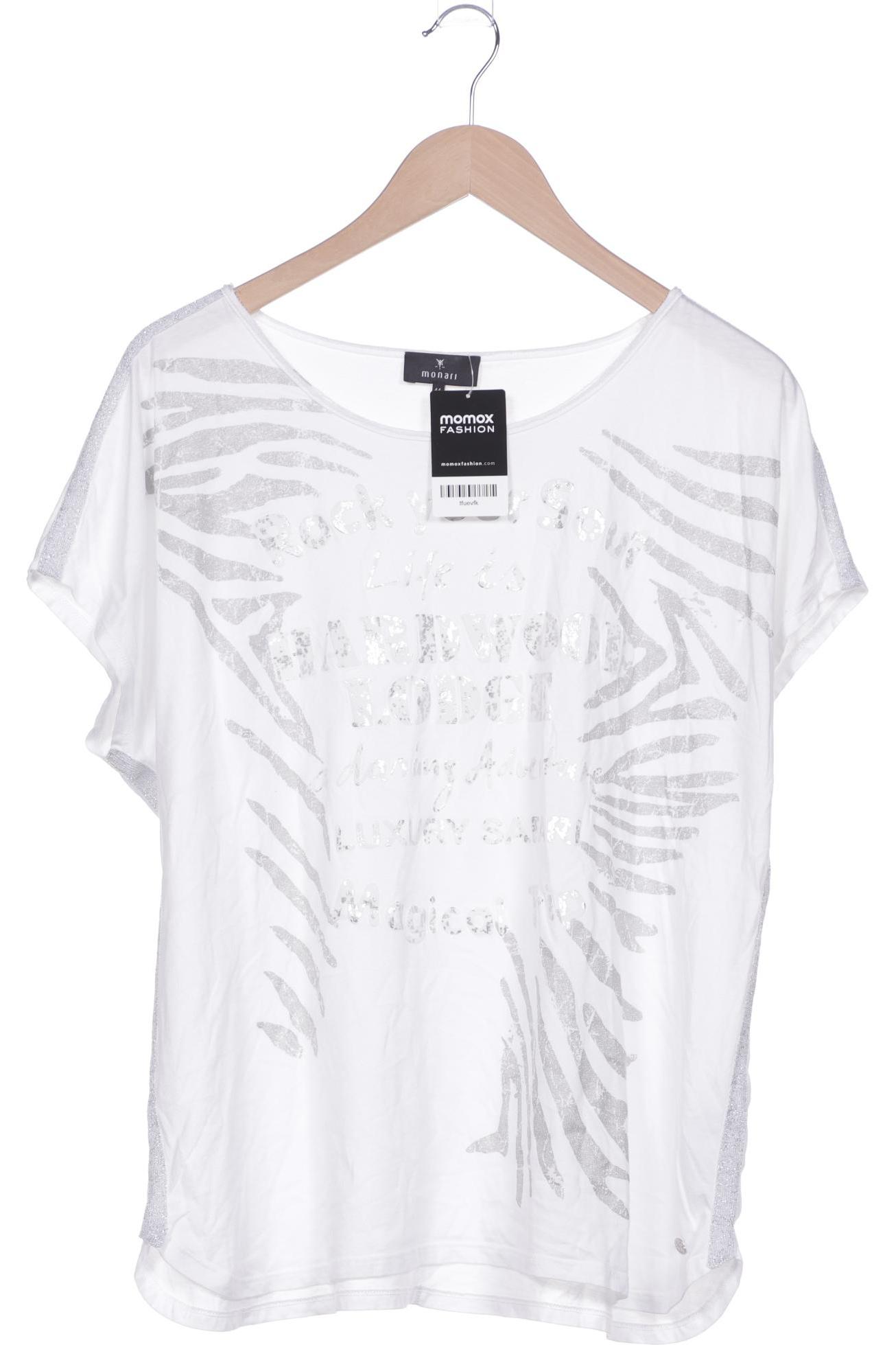 

monari Damen T-Shirt, weiß