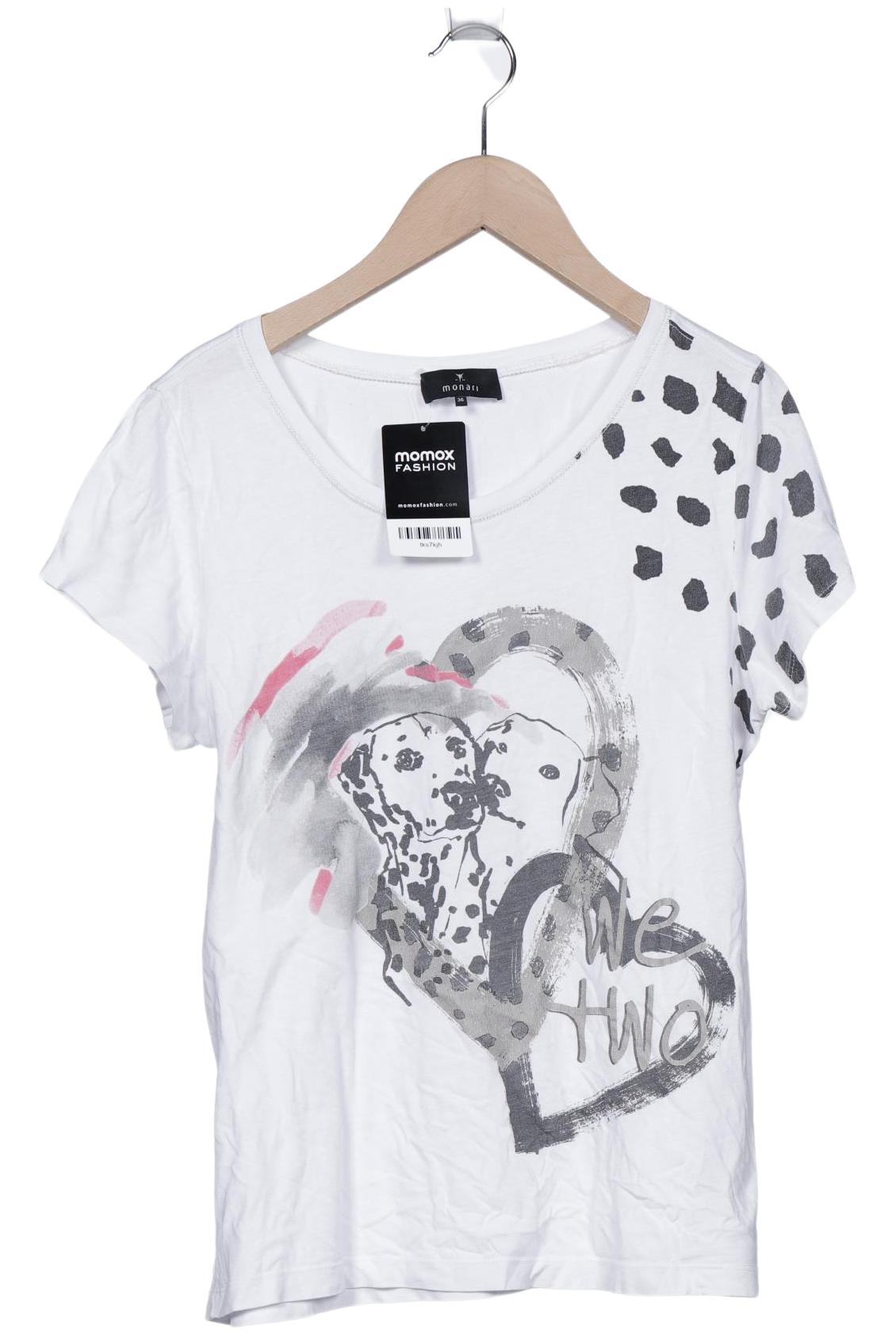 

monari Damen T-Shirt, weiß, Gr. 36