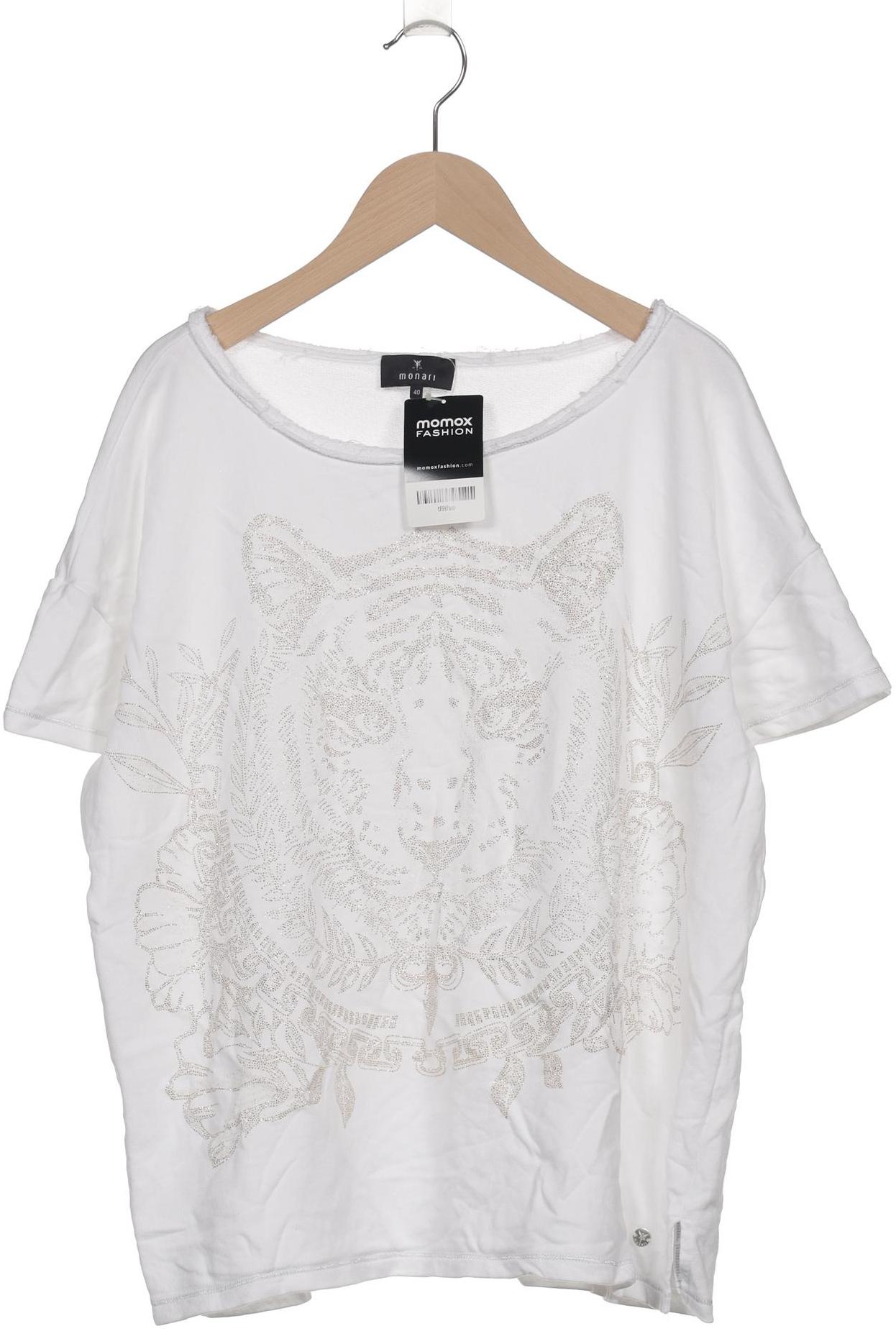 

monari Damen T-Shirt, weiß, Gr. 40