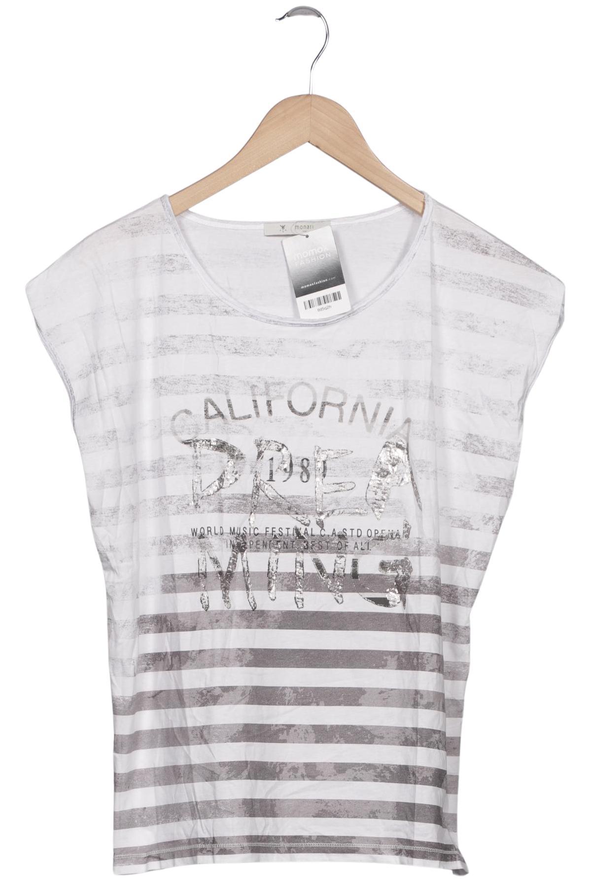 

monari Damen T-Shirt, weiß, Gr. 42