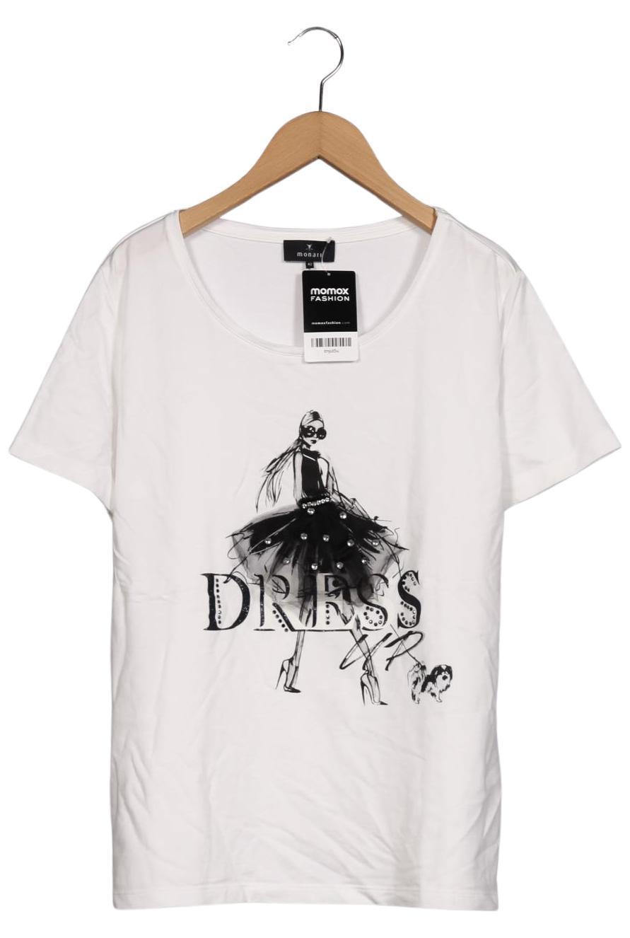 

monari Damen T-Shirt, weiß, Gr. 42