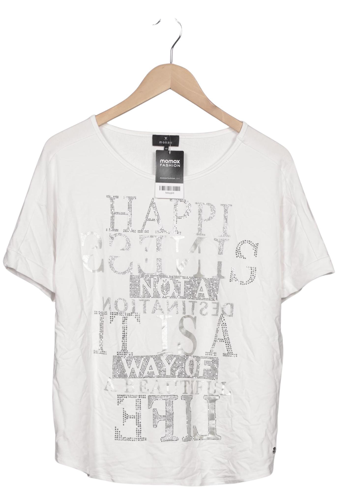 

monari Damen T-Shirt, weiß, Gr. 40